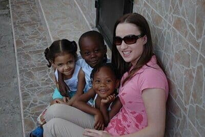 Serving smiling faces of Haiti 